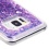 Hearts & Purple Quicksand Glitter Hybrid Protector Cover