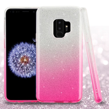 Asmyna Gradient Glitter Hybrid Protector Cover - Pink