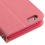 Asmyna MyJacket wallet (with card slot) - Pink / Red