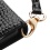 Black Crocodile-Embossed  MyJacket Wallet(PR201)