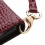 Burgundy Crocodile-Embossed  MyJacket Wallet(PR202)