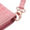 Pink Crocodile-Embossed  MyJacket Wallet(PR207)