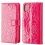 Hot Pink Rose Embossed MyJacket Wallet(GE042) -WP