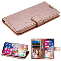 Rose Gold Rose Embossed MyJacket Wallet(GE043) -WP