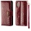 MyBat Crocodile - Embossed  MyJacket Wallet - Burgundy