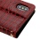 MyBat Crocodile - Embossed  MyJacket Wallet - Burgundy