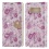 MyBat MyJacket Wallet Diamond Series - Fresh Purple Flowers