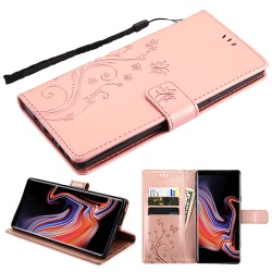 Airium 3D Butterfly Flower MyJacket Wallet - Rose Gold