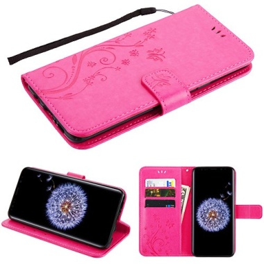 Airium 3D Butterfly Flower MyJacket Wallet - Hot Pink